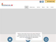 Tablet Screenshot of linacal.com